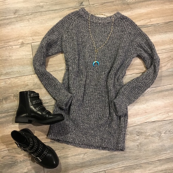 French Connection Dresses & Skirts - French connection grey sweater dress